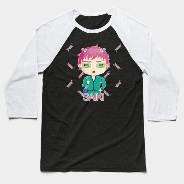 Saiki Kusuo Baseball T-Shirt by SabartDM